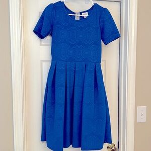 LuLaRoe cobalt blue dress